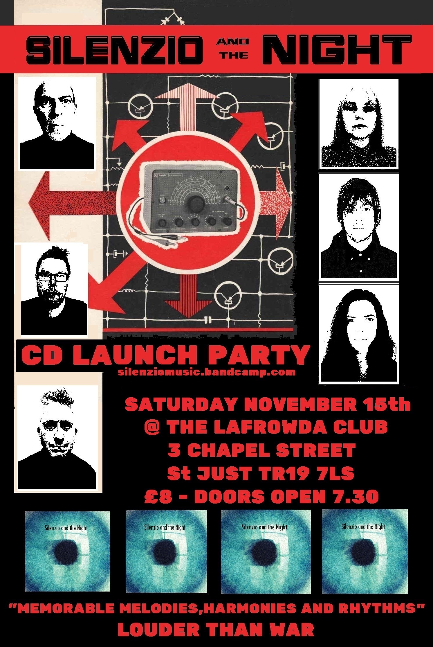 SILENZIO AND THE NIGHT + JOE DOYLE Saturday 15th November